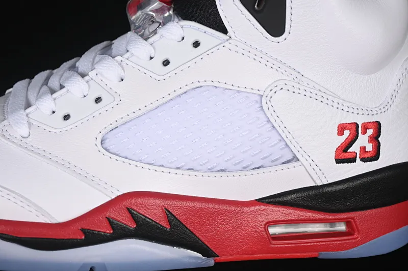 All categories Air Jordan Jordan series basketball shoes Air Jordan 5 OG version Air Jordan 5 Retro "Fire Red Black Tongue" AJ5 Joe 5 Rukawa Maple Flame Red Basketball Shoes HQ7978-101